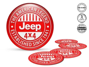 Jeep Ruota Emblema Versione Design Cupola Alta Qualità